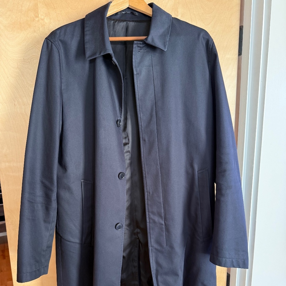 Navy blue Rain Mac from Tiger of Sweden - size EUR 50 (equivalent to US size 40)